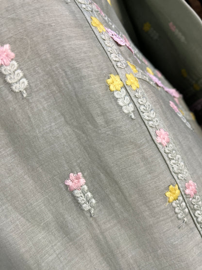 Pista green short kurta set