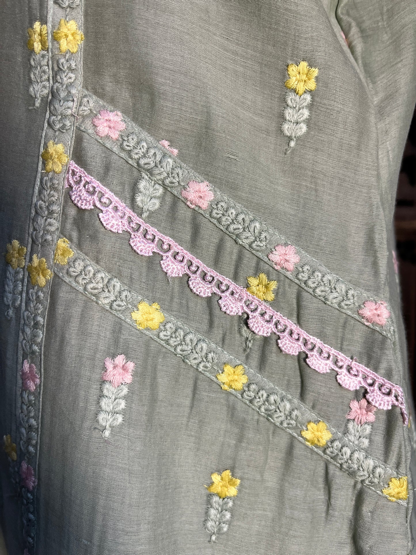 Pista green short kurta set