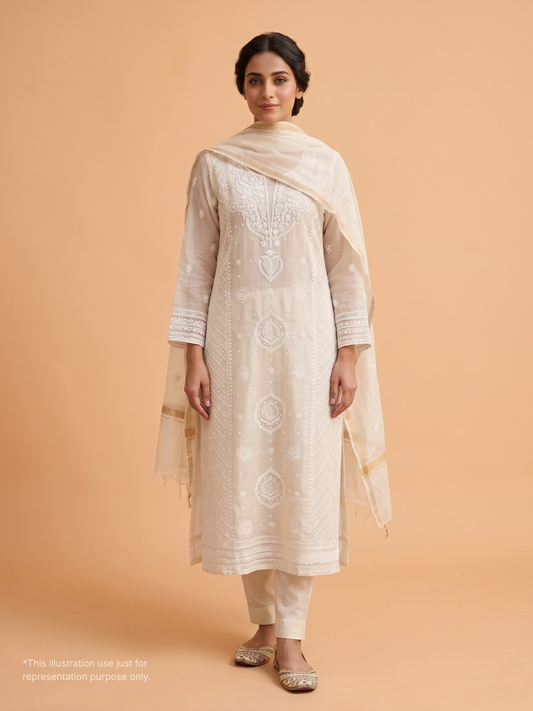 A Touch of Timeless Grace Mulmul Elegance for Festive Moments
