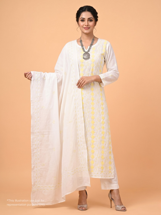Breezy Cotton Voile Chikankari Set