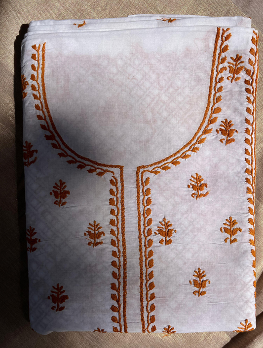 Cotton kurta only with fine Chikanakri