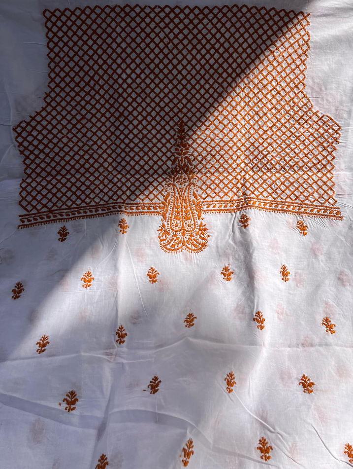 Cotton kurta only with fine Chikanakri
