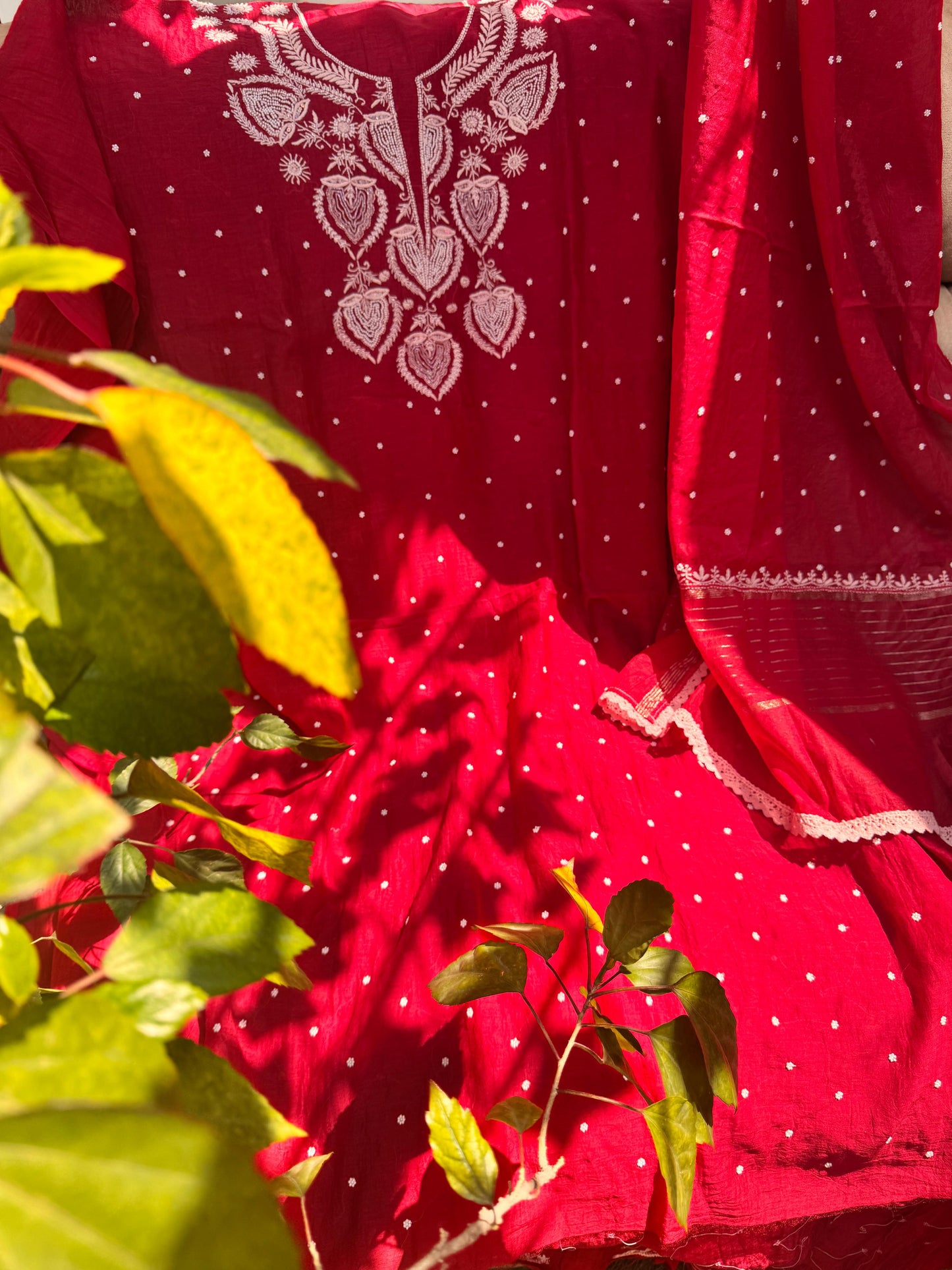 On Sale Mulmul kurta and dupatta