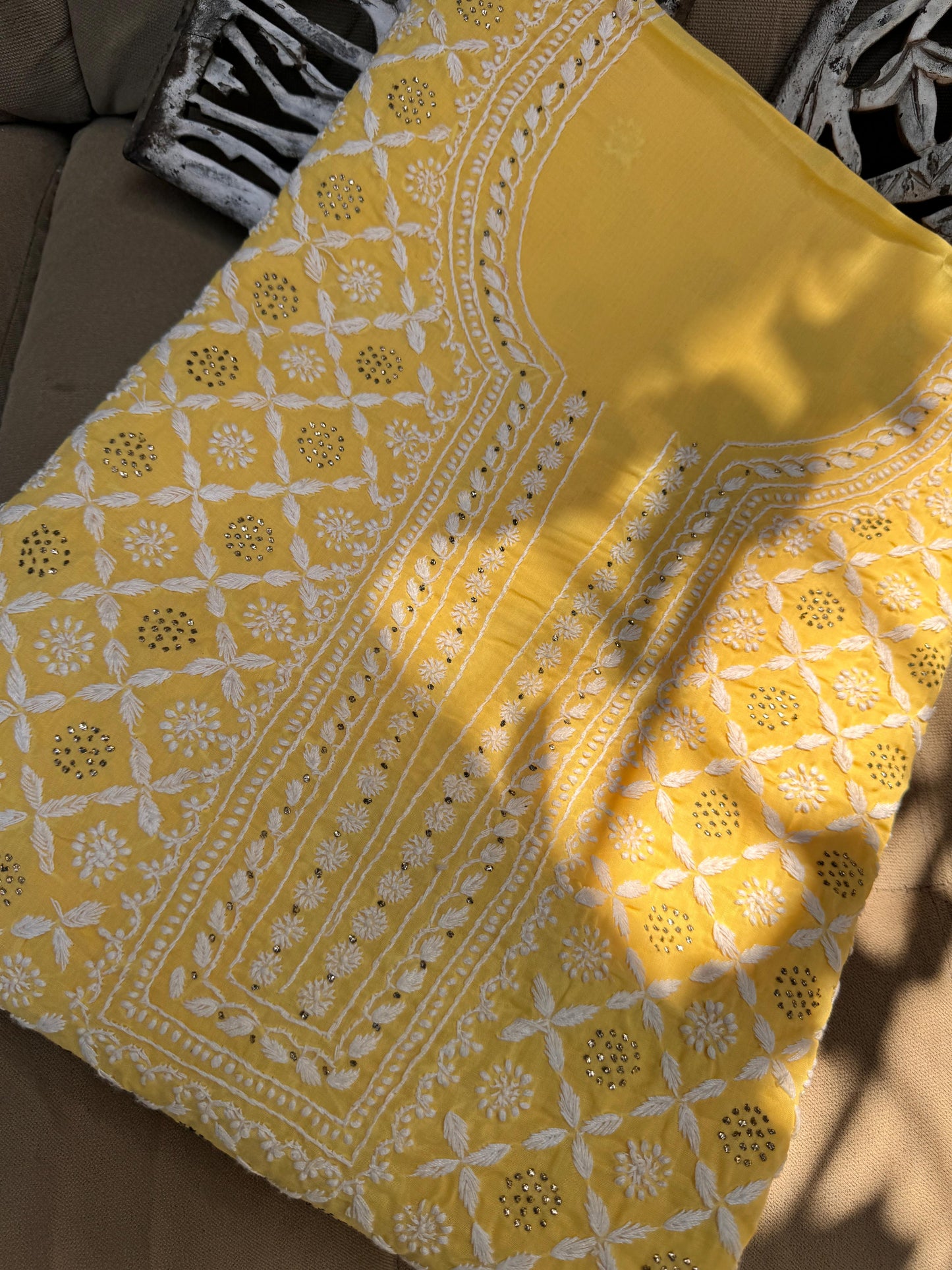Cotton Kurta with Chikankri work