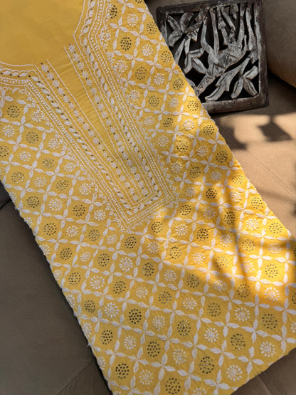 Cotton Kurta with Chikankri work