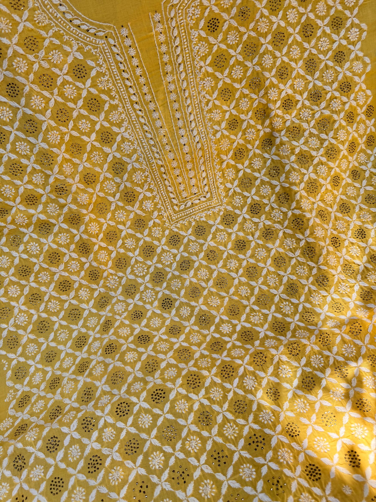 Cotton Kurta with Chikankri work