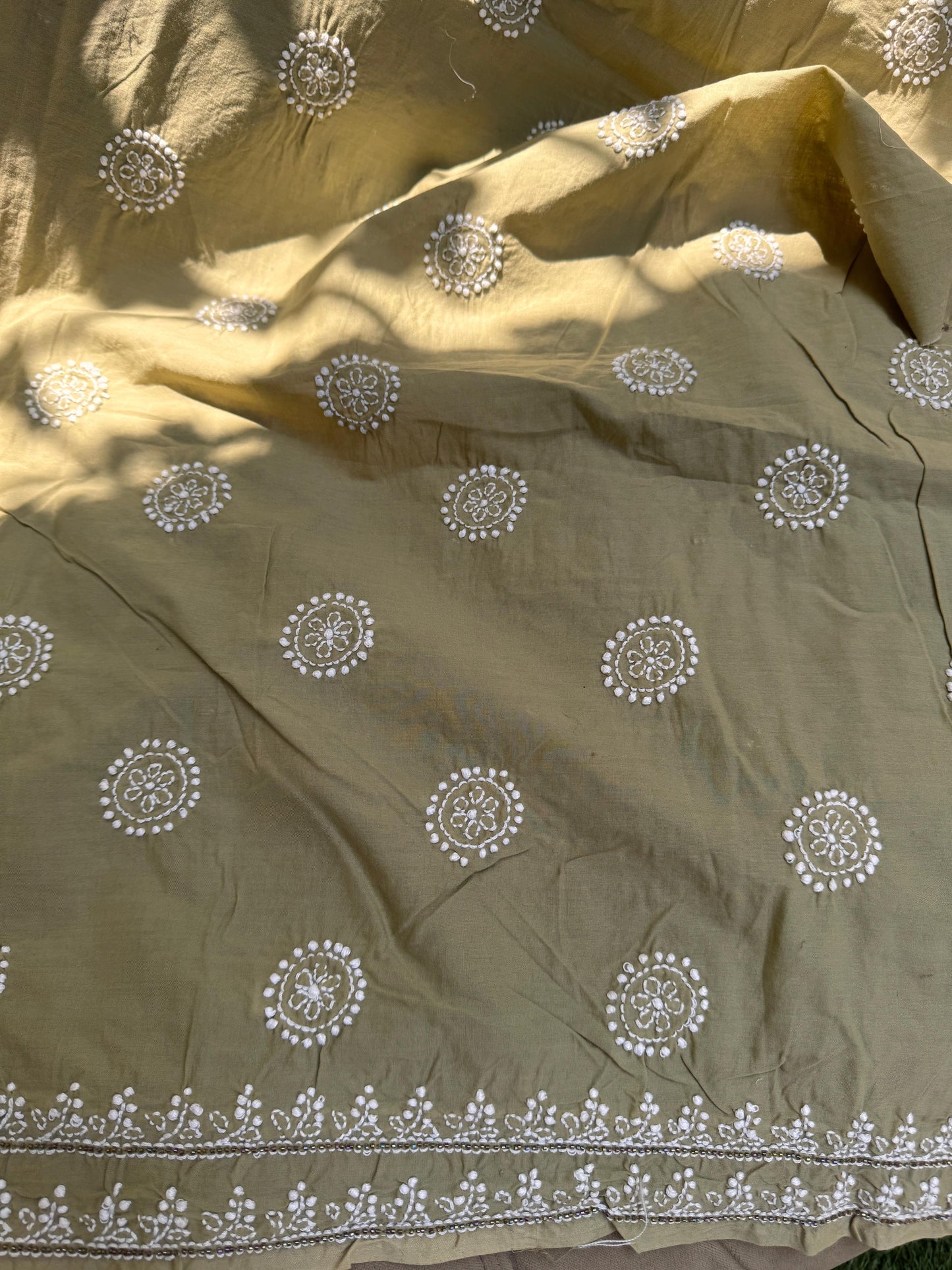 Cotton Kurta with Fine Chikankri