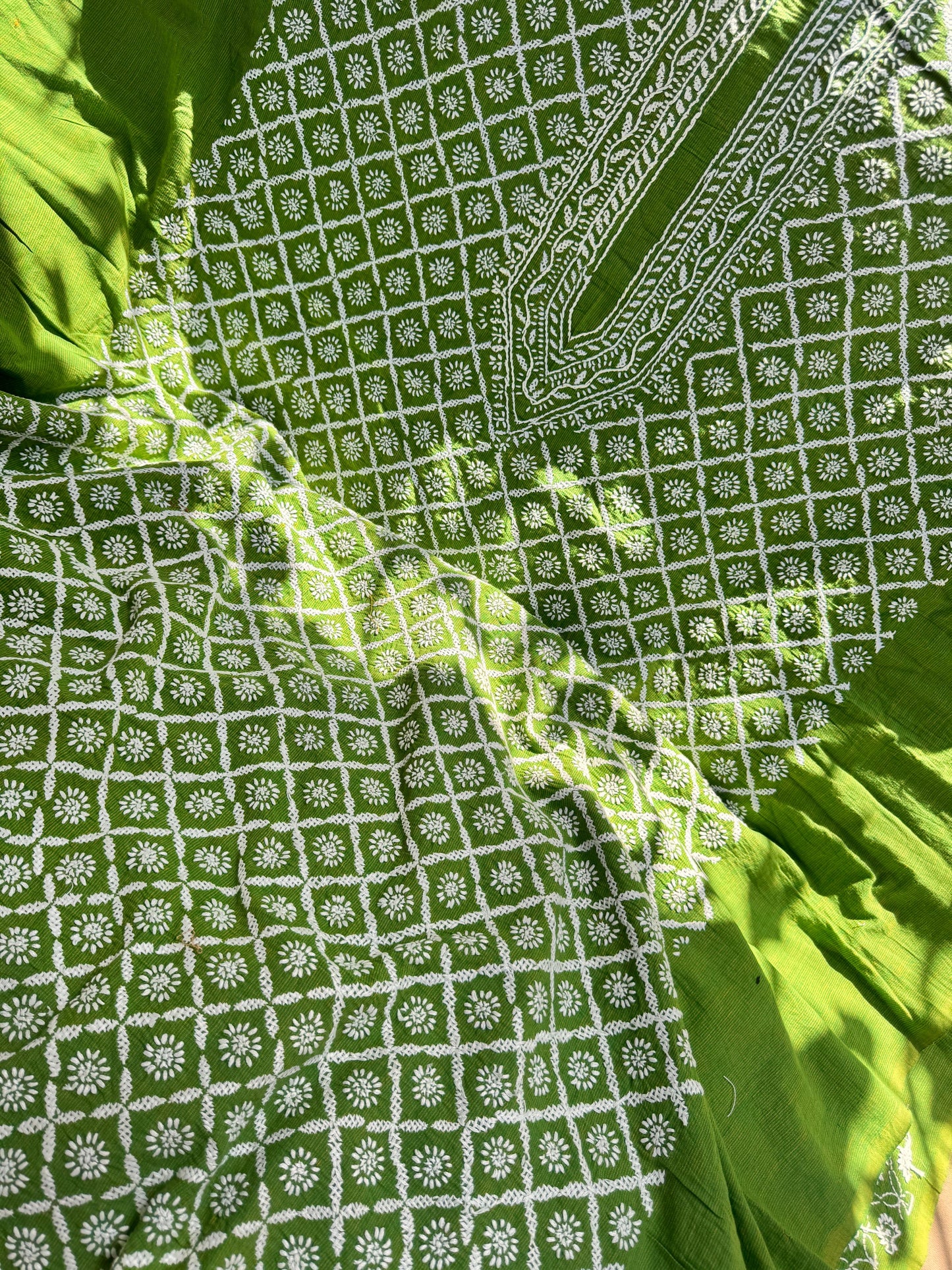 Cotton Kurta with Chikankri Work