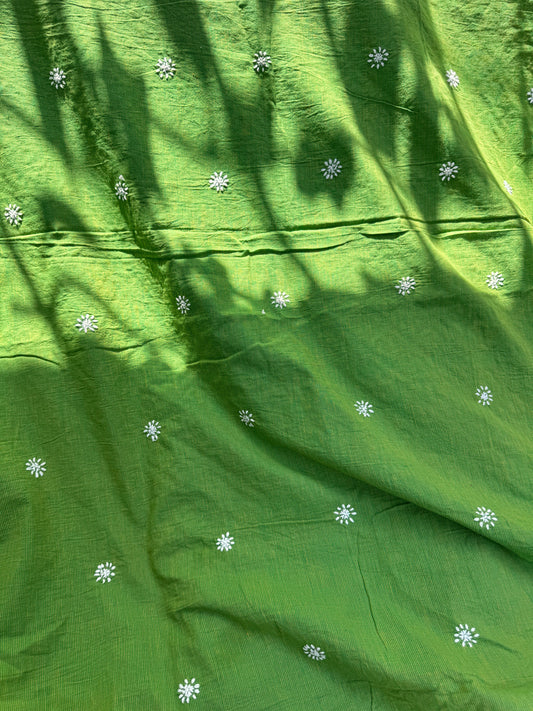 Cotton Kurta with Chikankri Work