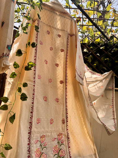 Cotton Shirts with Dot n Block Prints