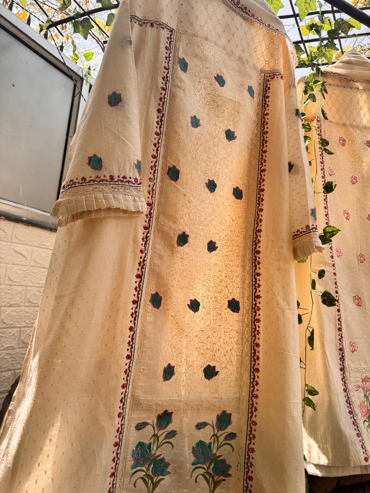 Cotton Shirts with Dot n Block Prints