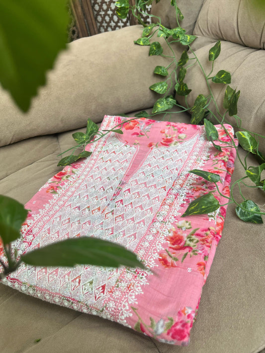 Soft Cotton Printed Kurta