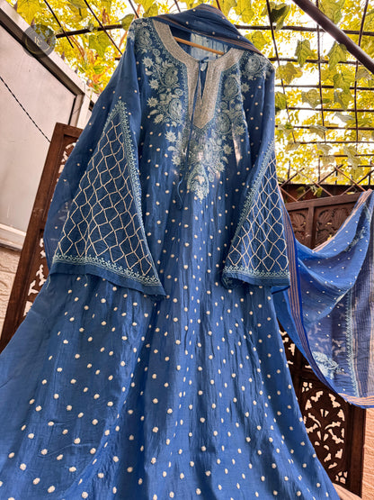 Chikankari Charm with a Pearl Kissed Touch