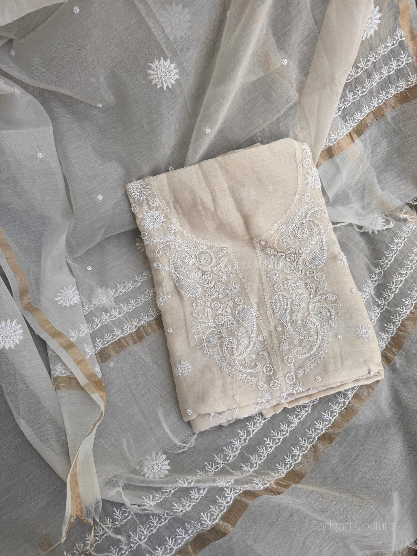 A Touch of Timeless Grace Mulmul Elegance for Festive Moments