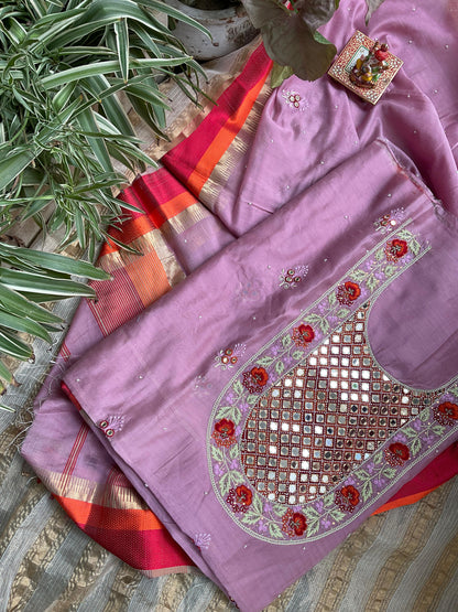 Classy Maheshwari Ensemble – A Festive Must-Have