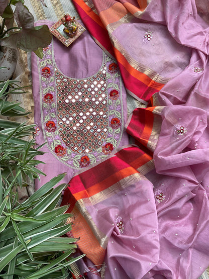 Classy Maheshwari Ensemble – A Festive Must-Have