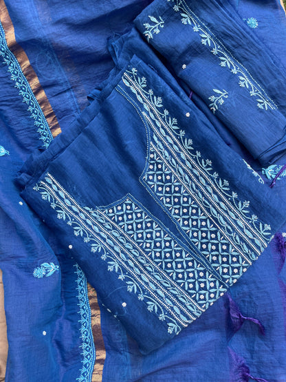 Mulmul kurta and dupatta set