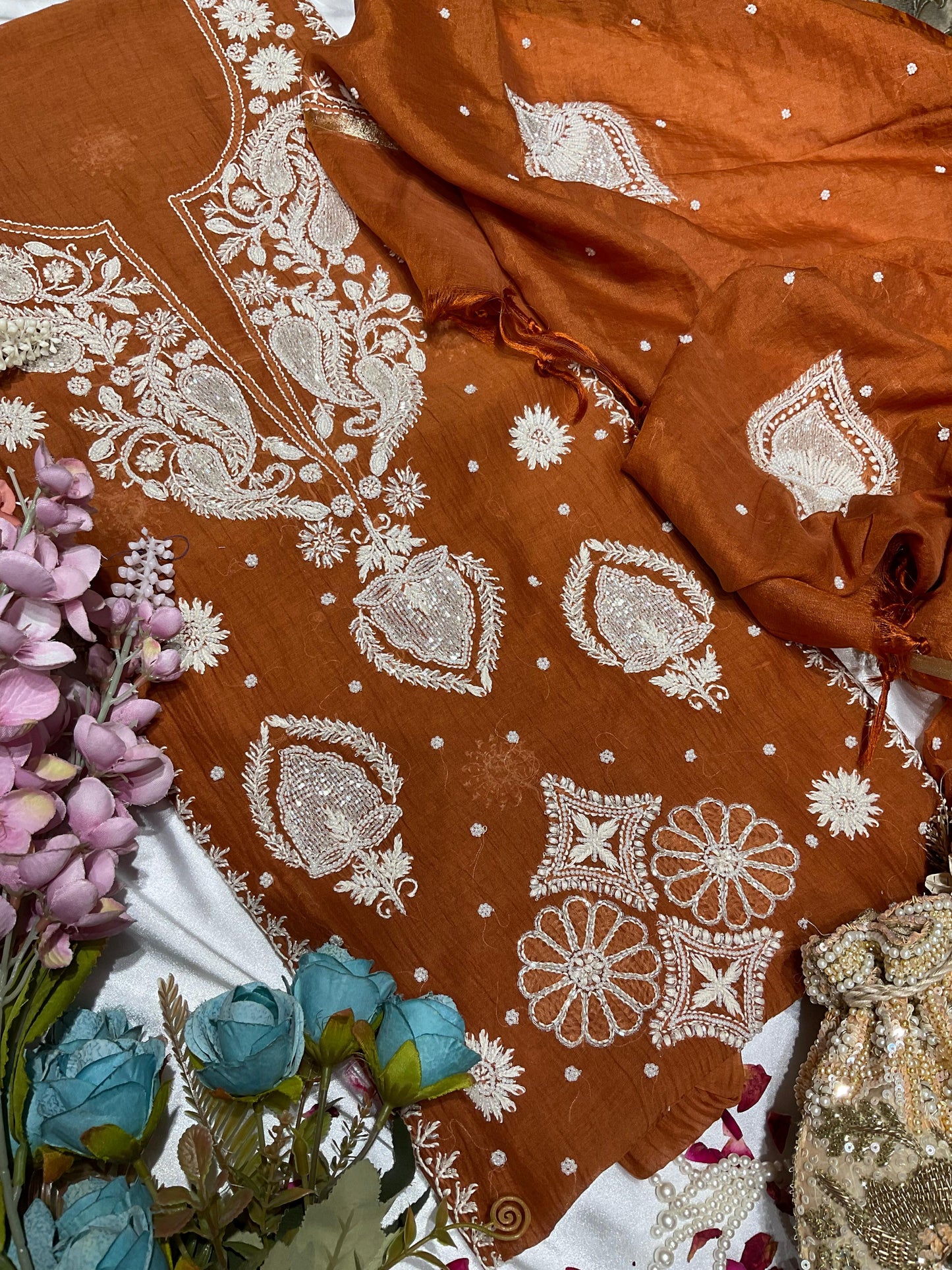 Mulmul Kurta & Dupatta