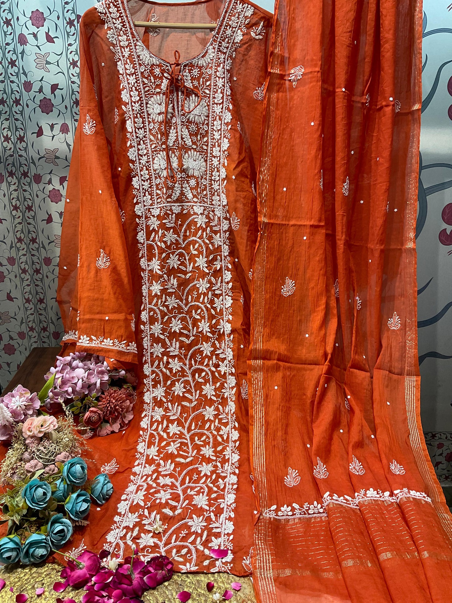 Mulmul Kurta & Dupatta
