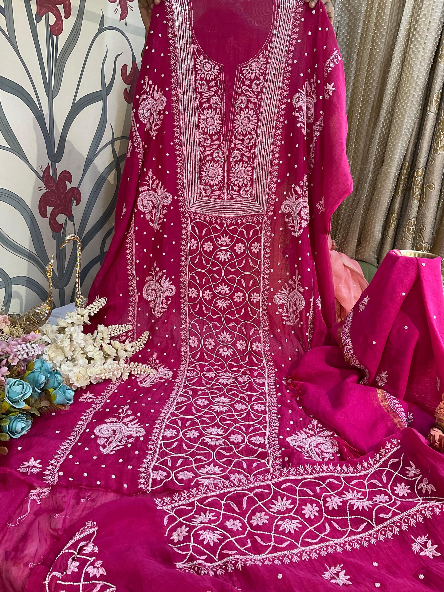 Mulmul Kurta & Dupatta