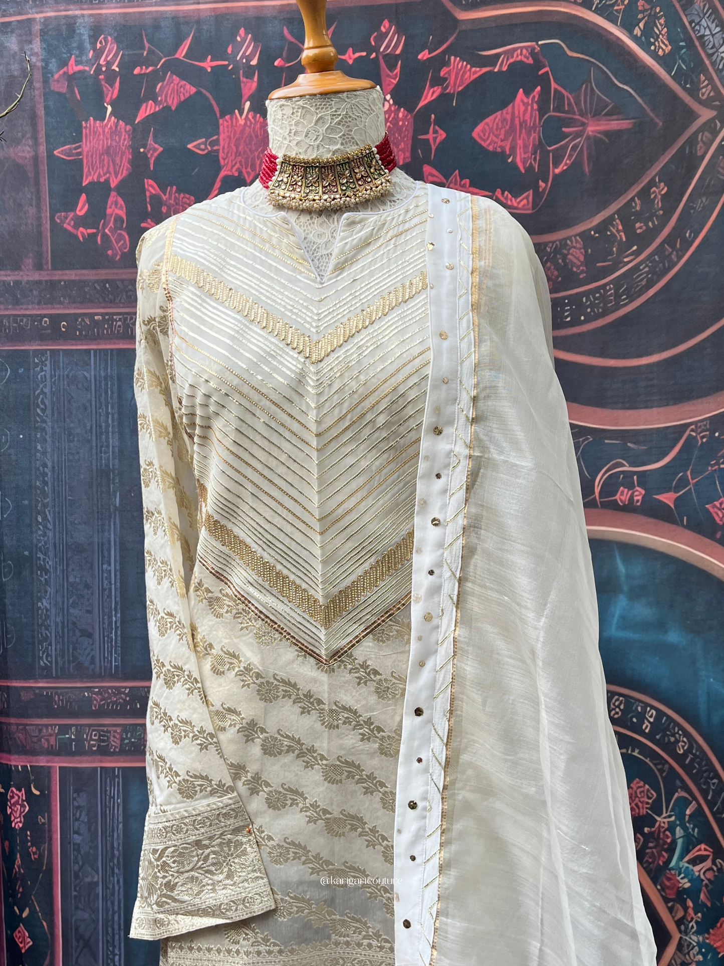 Sheer Organza Dupatta